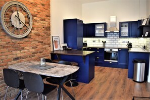 Apartment, 2 Bedrooms | Private kitchen | Full-sized fridge, microwave, oven, stovetop - The Hubert - Your Apartment (Bristol)