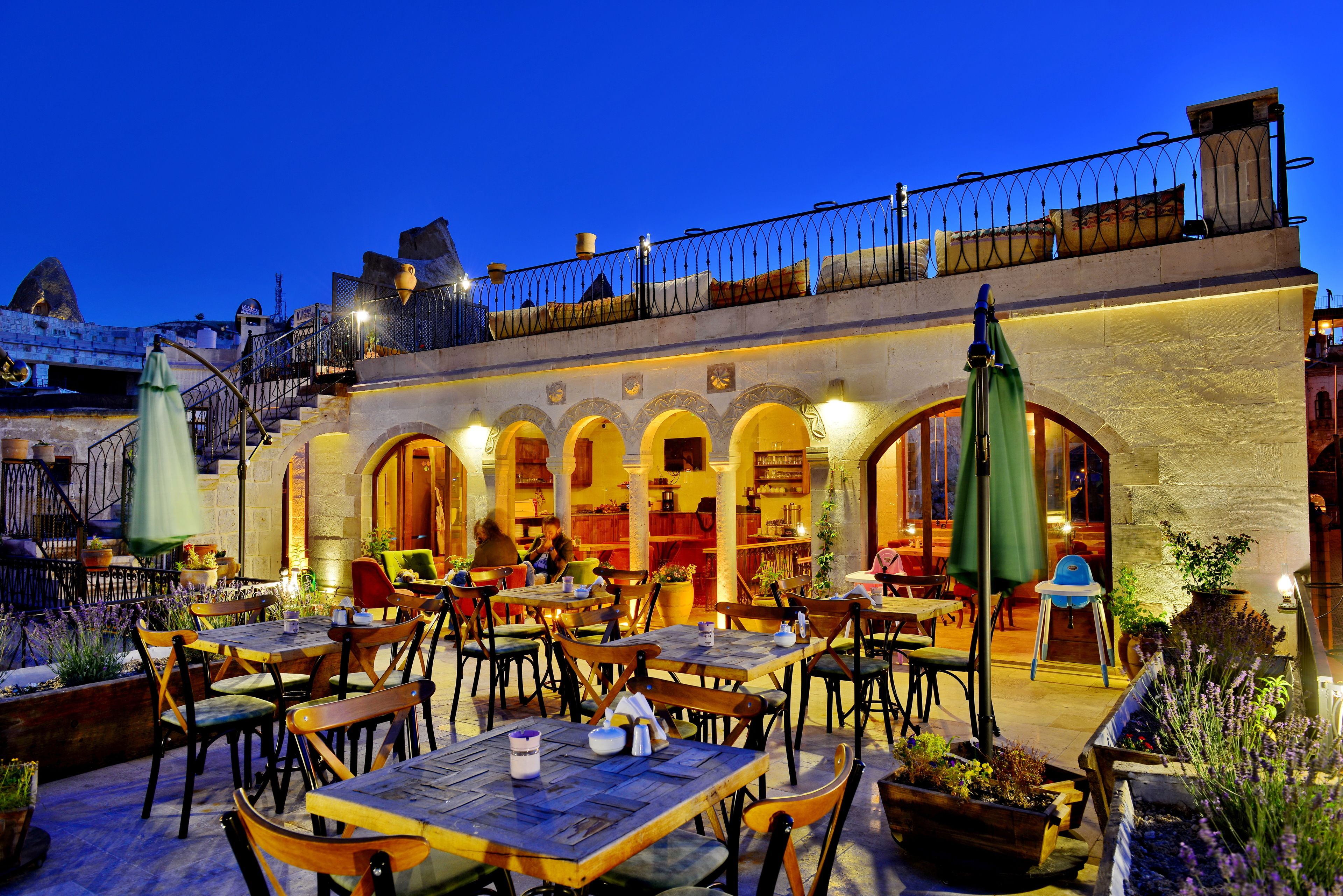 Front of property – evening/night