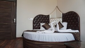 In-room safe, desk, laptop workspace, blackout drapes - Hotel Western Court (Panchkula)