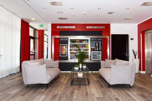 Lobby sitting area