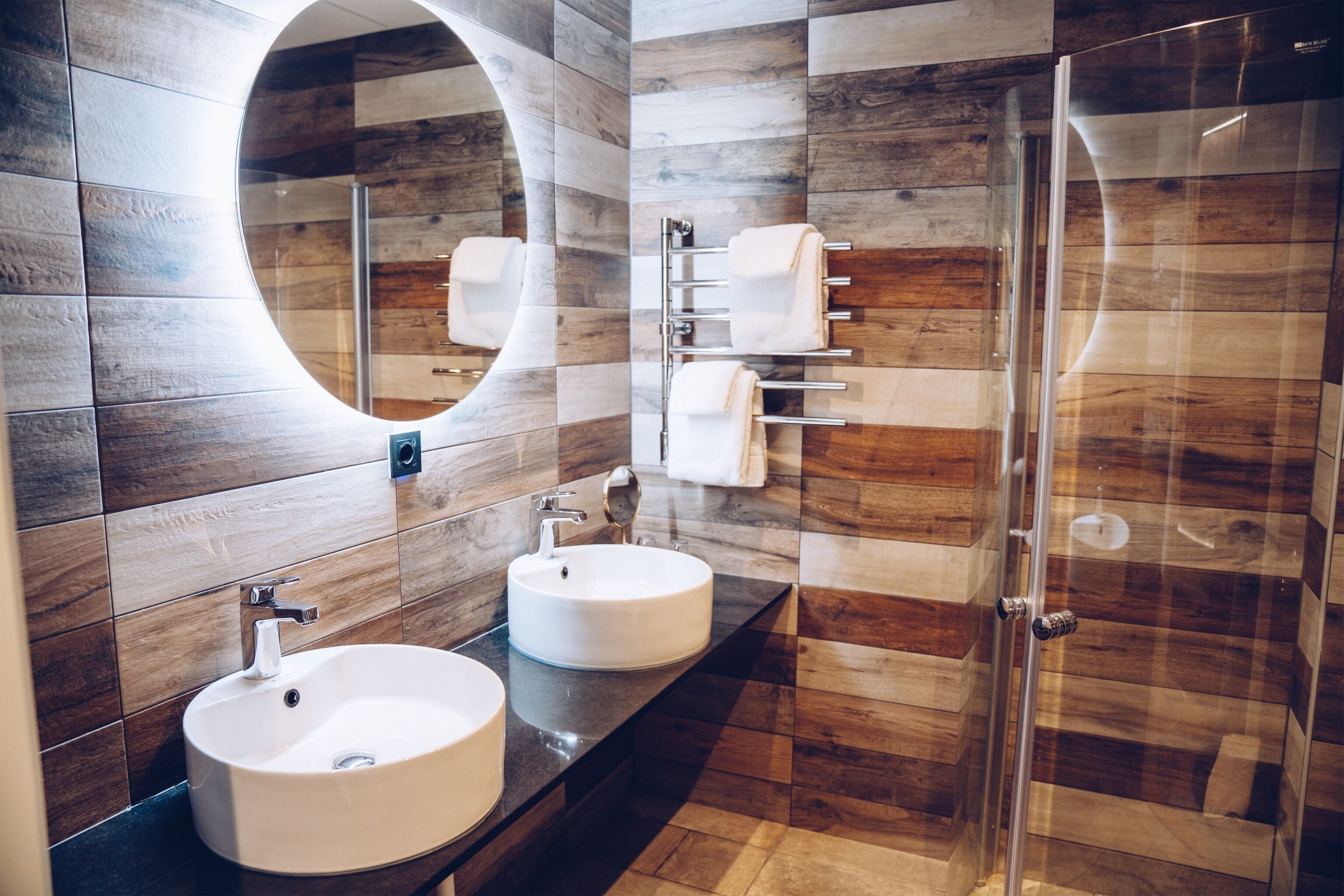 junior studio suite, balcony (bathtub, pets not allowed) | bathroom | designer toiletries, hair dryer, bathrobes, slippers