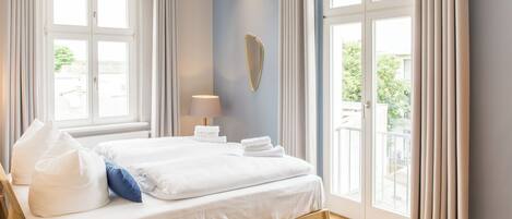 2 soveværelser, allergivenligt sengetøj, individuel indretning