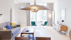 Studio – deluxe, 1 queensize-seng med sovesofa, terrasse, sjøutsikt