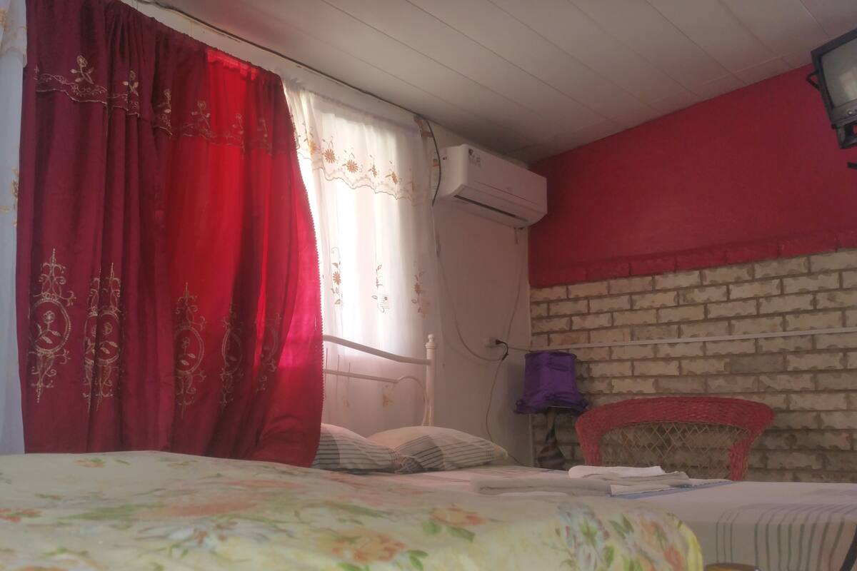 1 bedroom, individually decorated, bed sheets