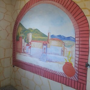 Traditional Shared Dormitory, Mountain View | Living area | Fireplace - Farm stay Ali - Hostel (Chefchaouen)