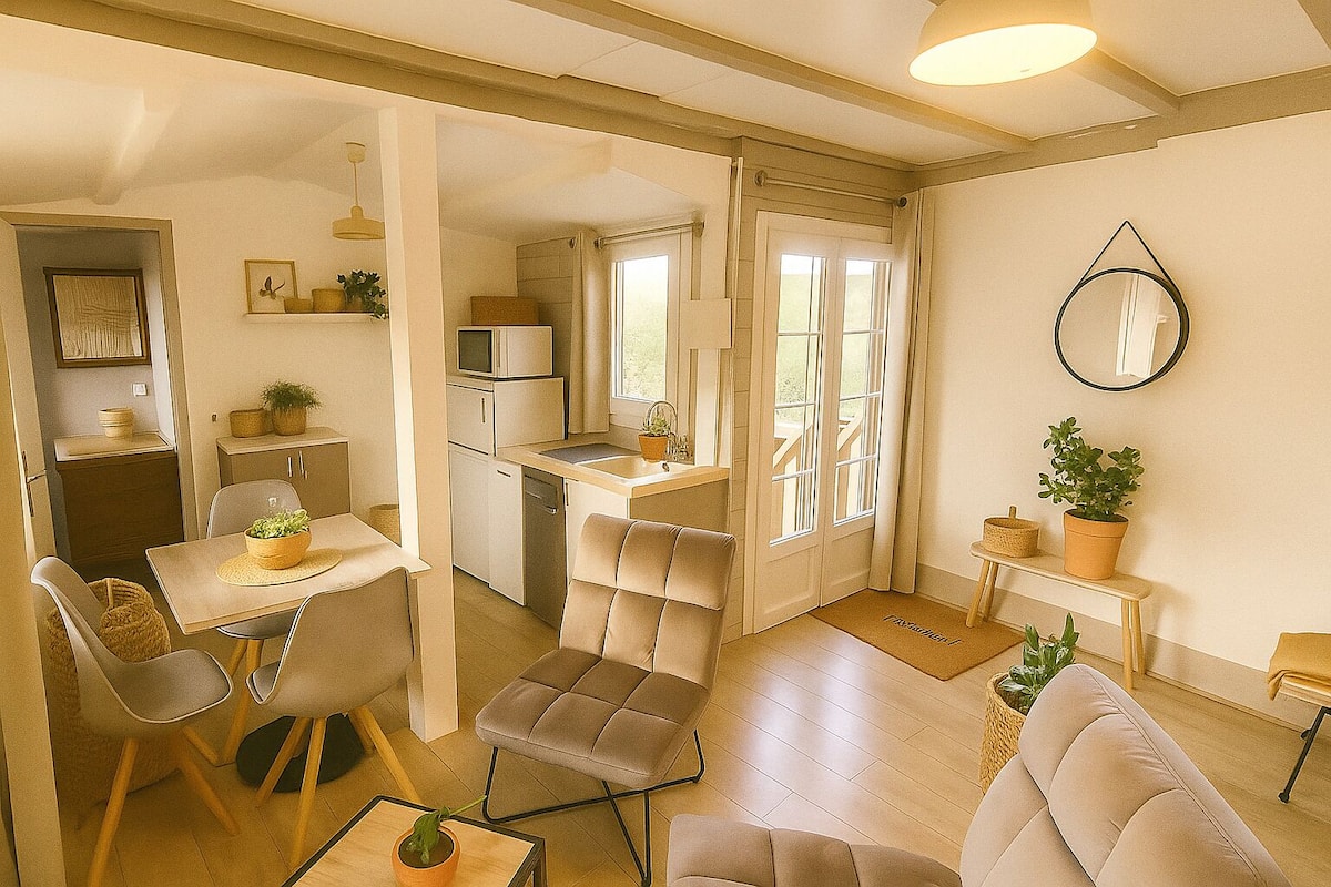 Studio – comfort, flere senger, tekjøkken | Eget kjøkken | Espressomaskin, kaffetrakter/tekoker og kjøleskap på fellesområdet