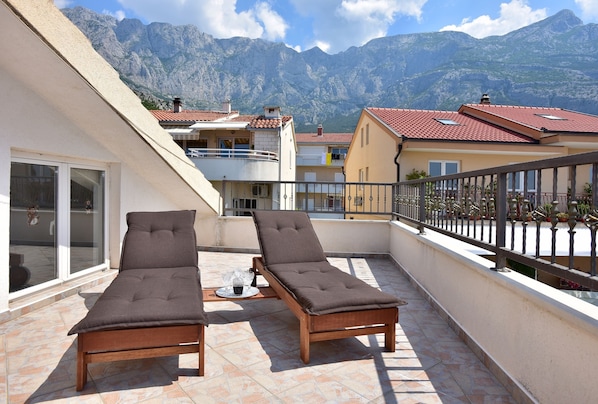 Apartment, Sea View (Top View) | Balcony