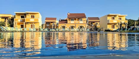 Fassade der Unterkunft