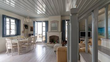 Villa, 6 Bedrooms, Sea View | Living area | Smart TV, Netflix, DVD player