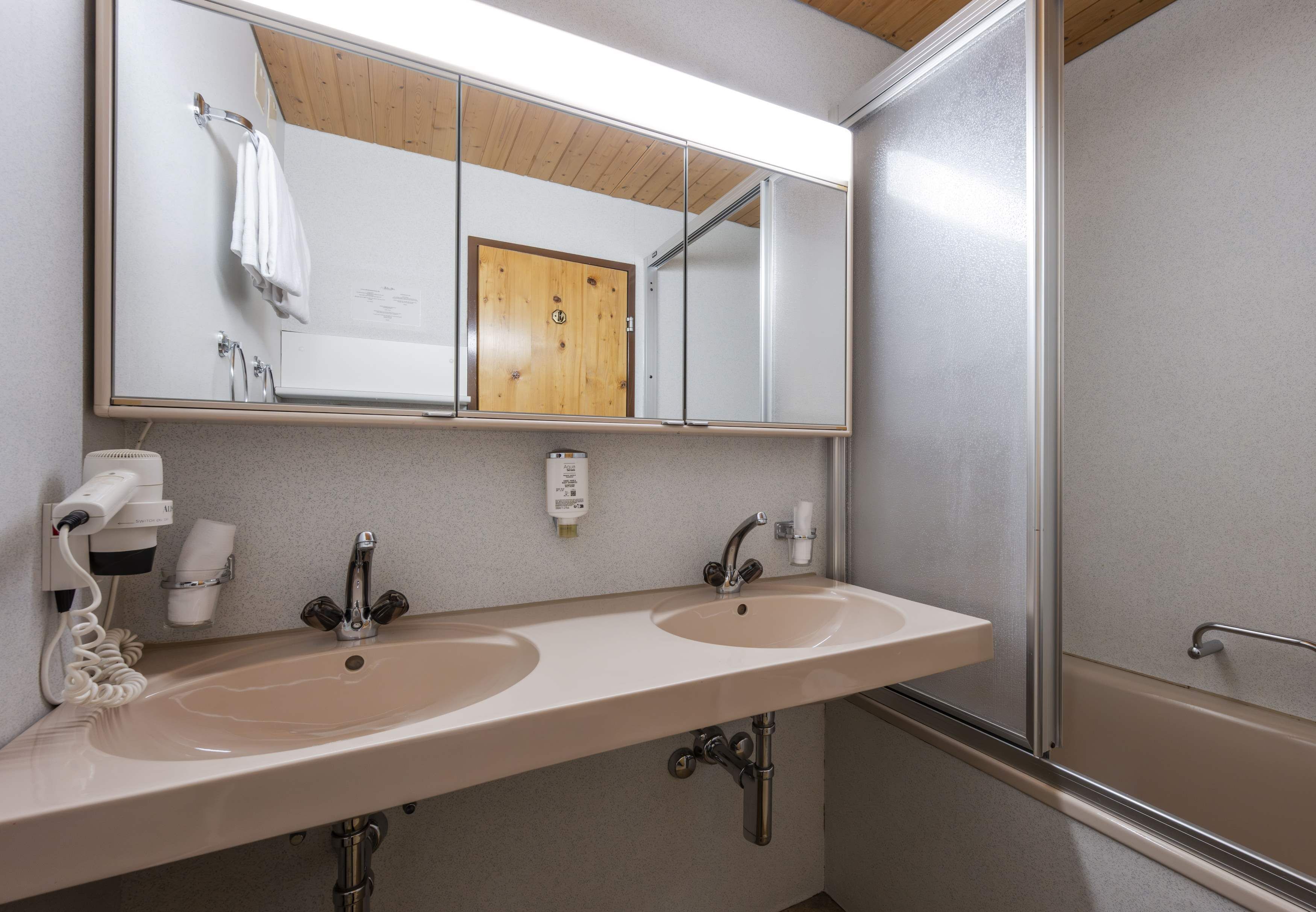 double room | bathroom | shower, free toiletries, hair dryer, bathrobes