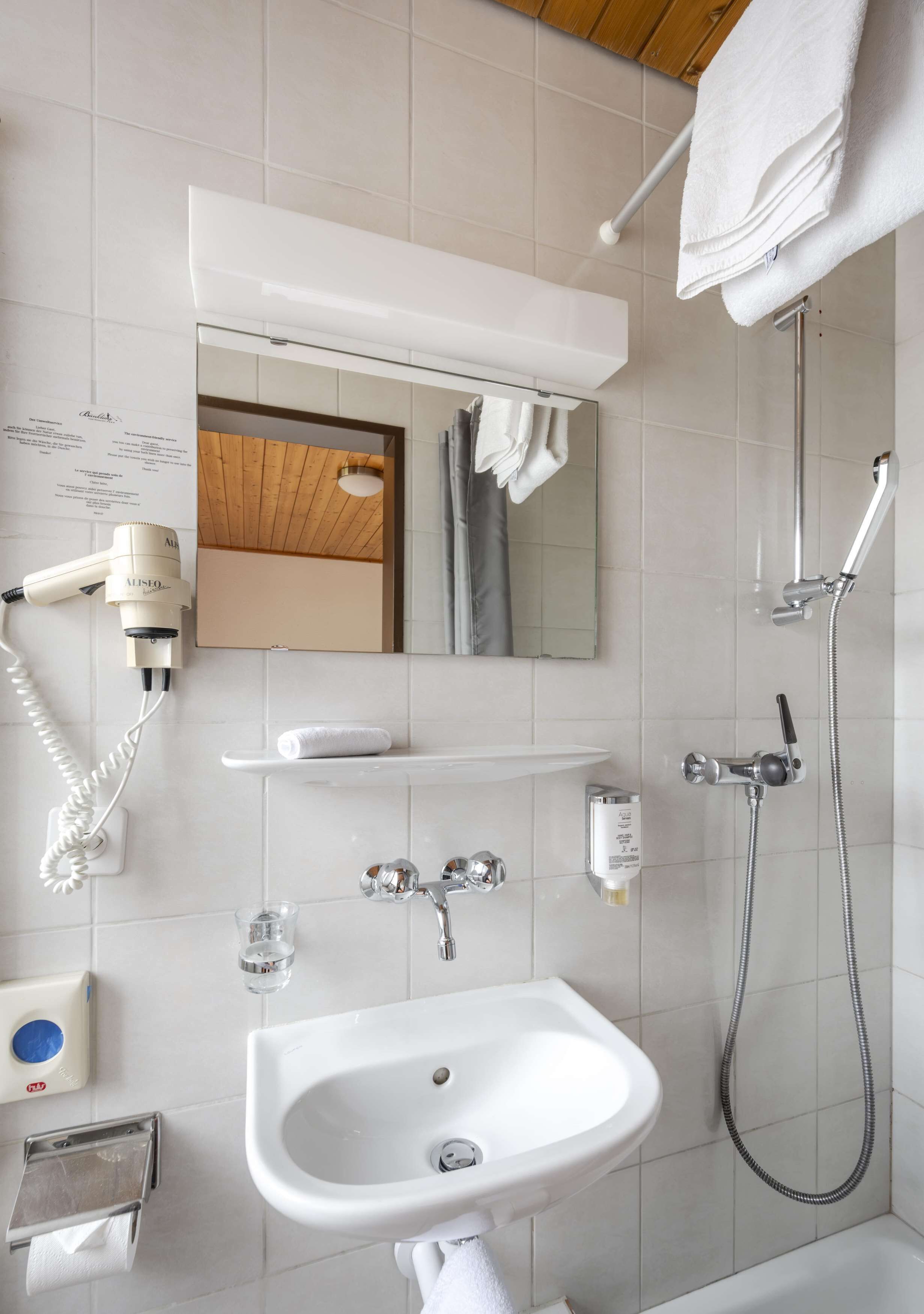 shower, free toiletries, hair dryer, bathrobes