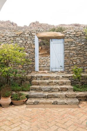 Entrada de la propiedad