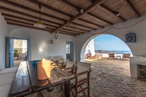 Terrace/patio - Villa Cycladic Breeze Tranquil & Private (Mykonos)