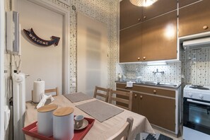 Apartment, 2 Bedrooms | Private kitchen | Full-size fridge, microwave, oven, stovetop - Athenian Gem in Kolonaki boho-chic apt (Athens)