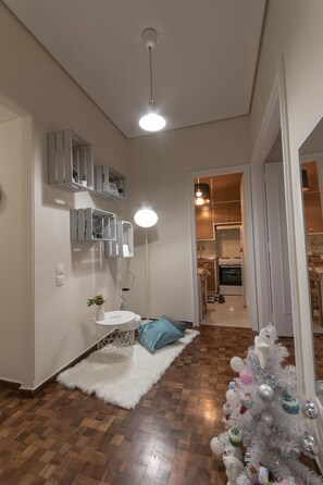 Apartment, 2 Bedrooms | Iron/ironing board, free WiFi, bed sheets - Athenian Gem in Kolonaki boho-chic apt (Athens)