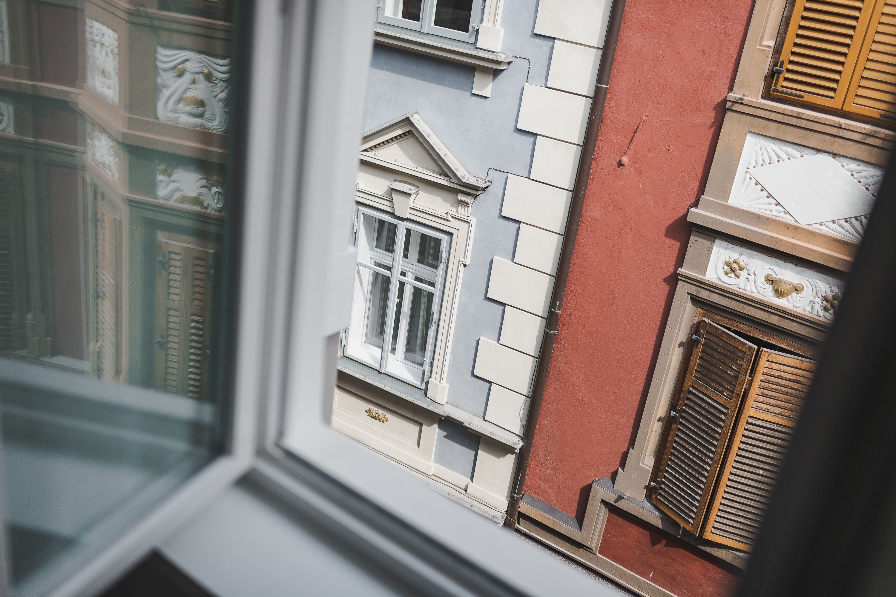 Blick von der Unterkunft