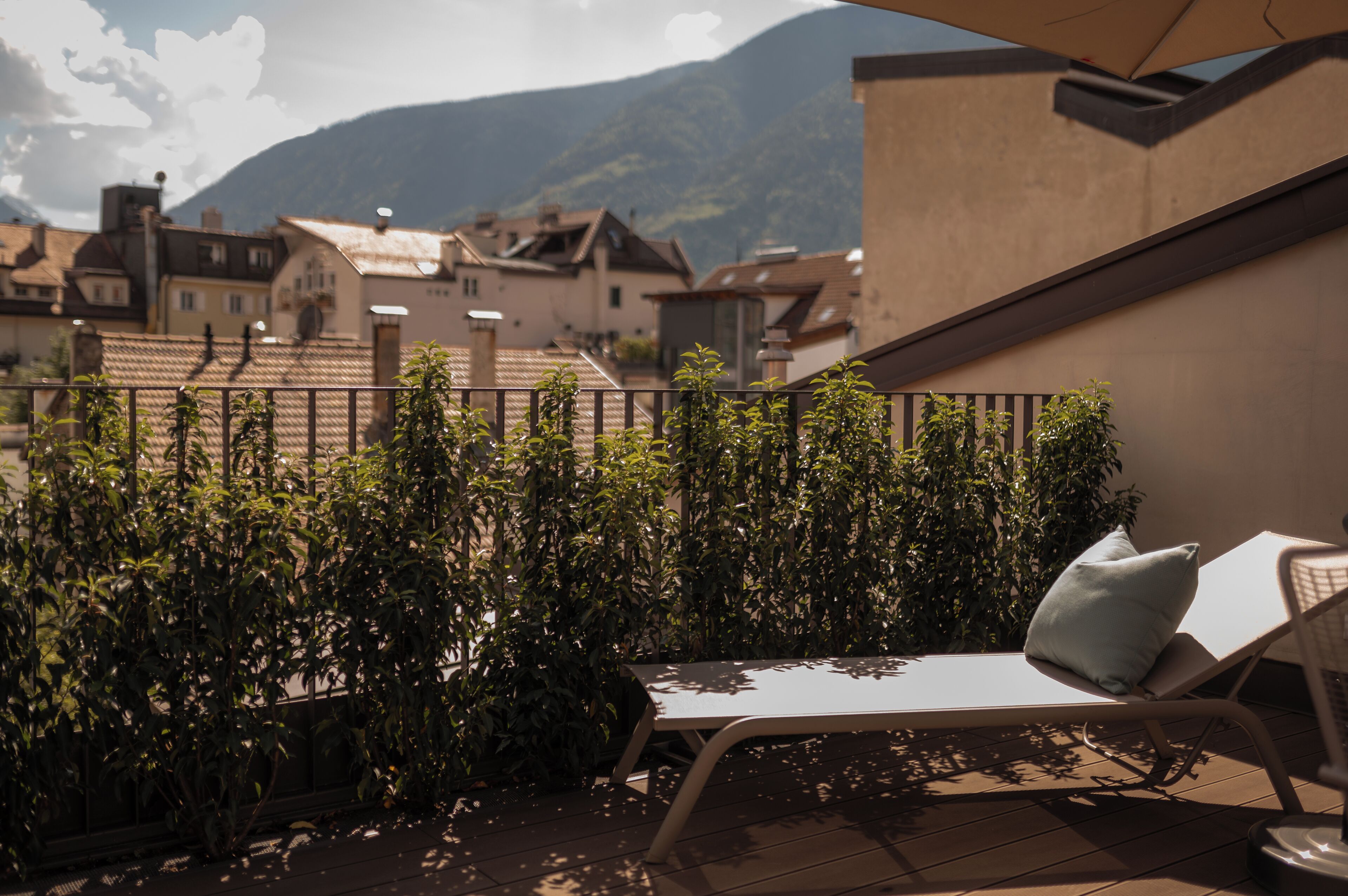 Luxury-Penthouse, 2 Schlafzimmer, 2 Bäder, Bergblick | Terrasse/Patio