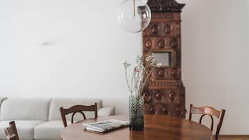 Lyxlägenhet - 2 sovrum - badkar - utsikt mot staden | Interiör