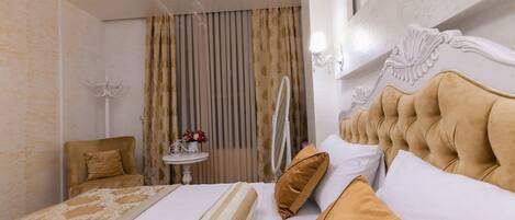 Royal-sviitti | 1 makuuhuone, minibaari, tallelokero huoneessa, pimennysverhot