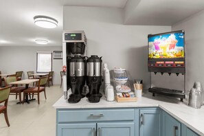 Kontinental frokost er inkludert hver dag