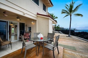 Apartment, 1 King-Bett, Meerblick (Keauhou Kona Surf and Racquet Club To) | Speisen im Freien