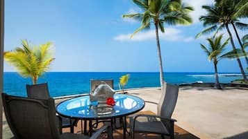 Condo, 1 King Bed, Ocean View (Keauhou Kona Surf and Racquet Club To) | Terrace/patio