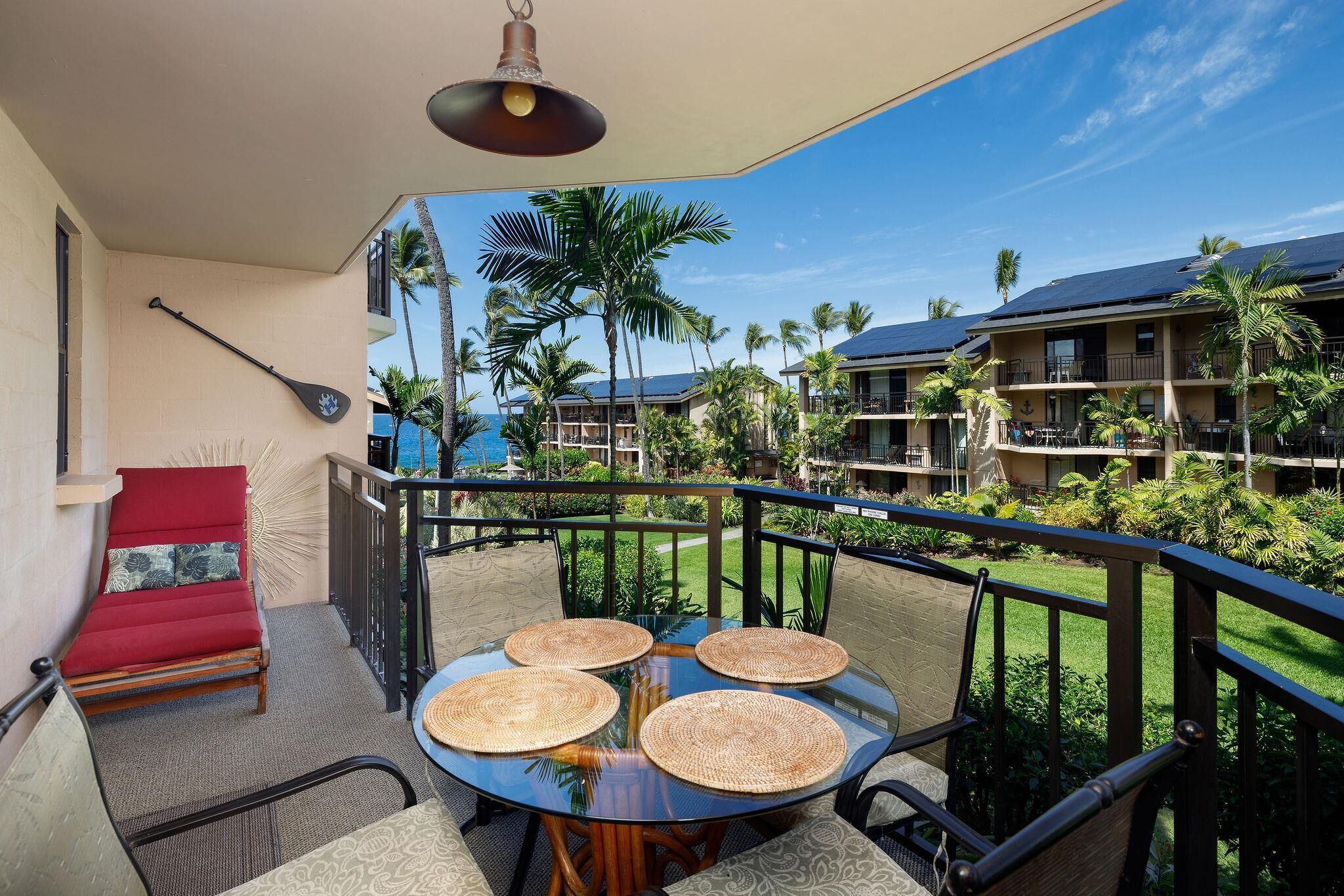 Apartment, 1 King-Bett (Kona Makai 3-203) | Speisen im Freien