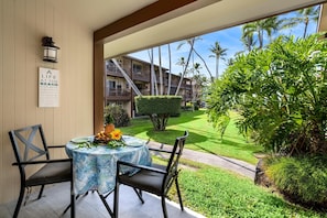 Condo, 1 Queen Bed with Sofa bed (Kona Isle A4) | Outdoor dining