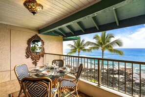 Condo, 1 trÚs grand lit et 1 canapé-lit (Kona Reef D32) | Restauration en plein air