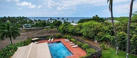 Condo, 1 King Bed with Sofa bed (Kahaluu Bay Villas 304) | Pool | Outdoor pool