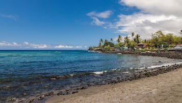 Condo, 1 King Bed with Sofa bed (Kahaluu Bay Villas 304) | Beach | On the beach