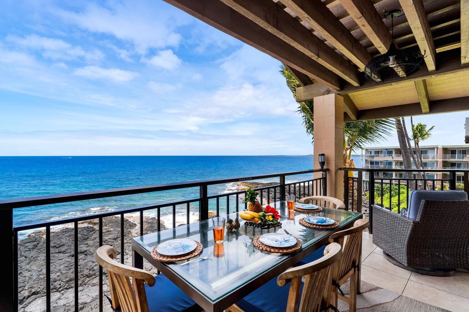 Condo, 1 King Bed with Sofa bed (Kona Makai 1-301) | Outdoor dining
