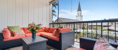 Condo, 1 cama Queen size y sofá cama (Kona Plaza#217) | Áreas de la propiedad