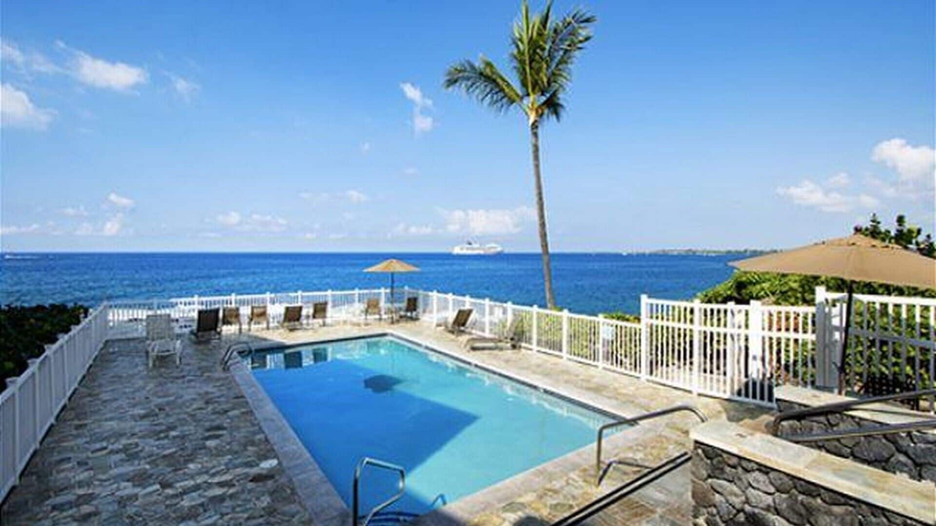 Kondominium, 1 Tempat Tidur King dengan tempat tidur Sofa (Kona Shores#130) | Kolam renang