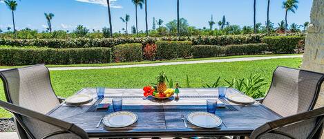 Condo, 1 King Bed, Golf View (Keauhou Punahele#E-102) | Outdoor dining