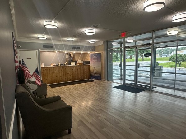 Lobby sitting area