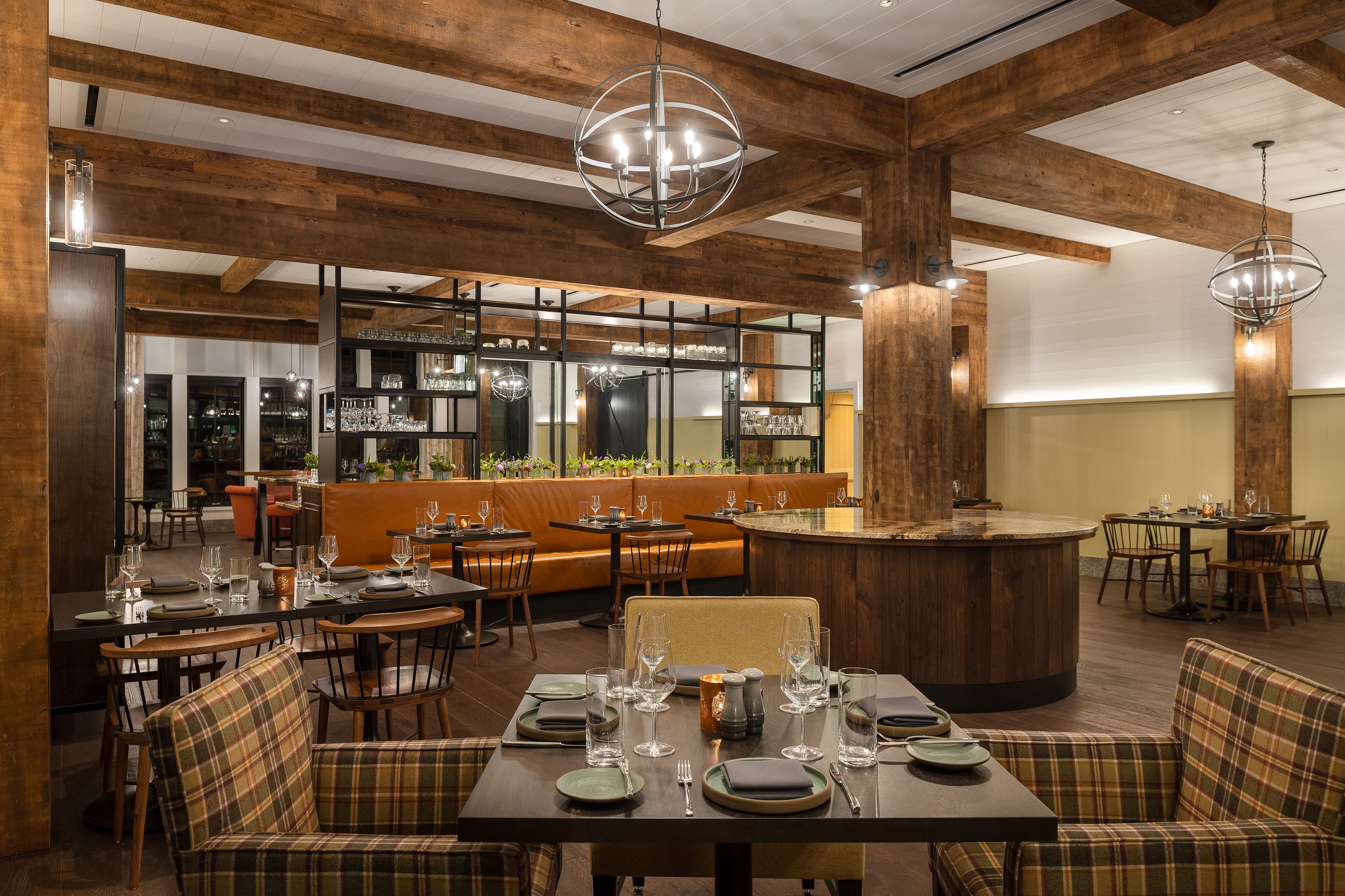 breakfast, lunch, dinner served; american cuisine, garden views