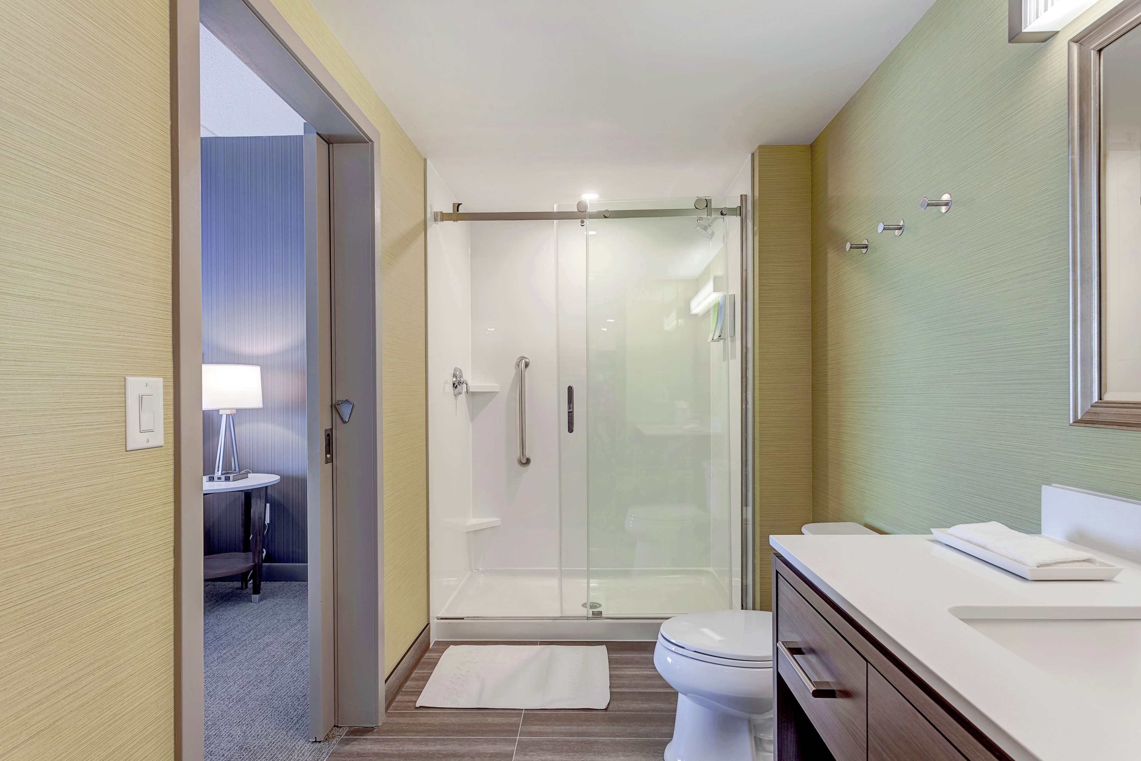 suite, 1 bedroom, non smoking | bathroom shower