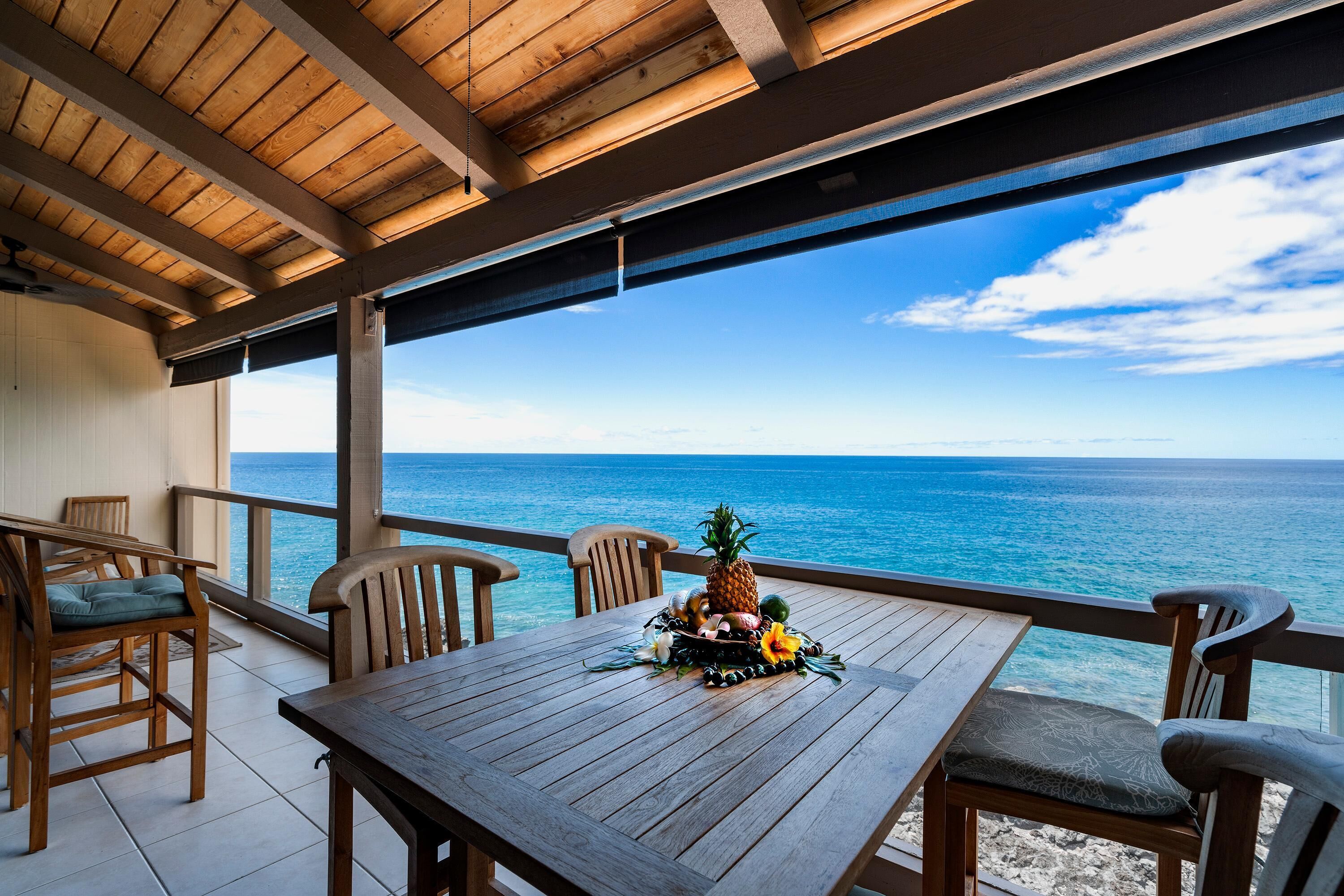 Condo, nhiều giường, quang cảnh một góc biển (Keauhou Kona Surf & Racquet Club #5-3) | Khu ẩm thực ngoài trời