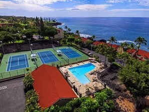 Condo, Multiple Beds, Partial Ocean View (Keauhou Surf & Racquet Townhouse #36) | Pool - Keauhou Surf & Racquet Townhouse #36 (Kailua-Kona)