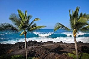 شقة - سرير ملكي - منظر للجبل (Keauhou Kona Surf & Racquet Club Town) | شاطئ | بالقرب من الشاطئ