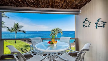 公寓式客房, 多张床, 海洋景观 (Keauhou Kona Surf & Racquet Club#3-20) | 室外用餐