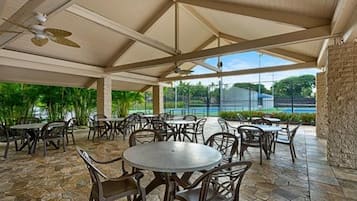 Condo, Berbilang Katil, Ocean View (Keauhou Kona Surf & Racquet Club#3-20) | Tempat makan luar