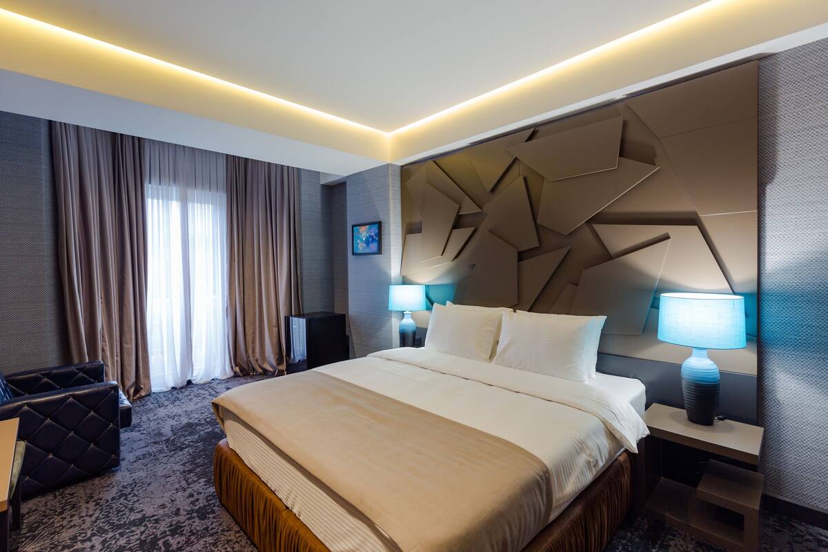 1 chambre, draps italiens Frette, literie de qualité supérieure