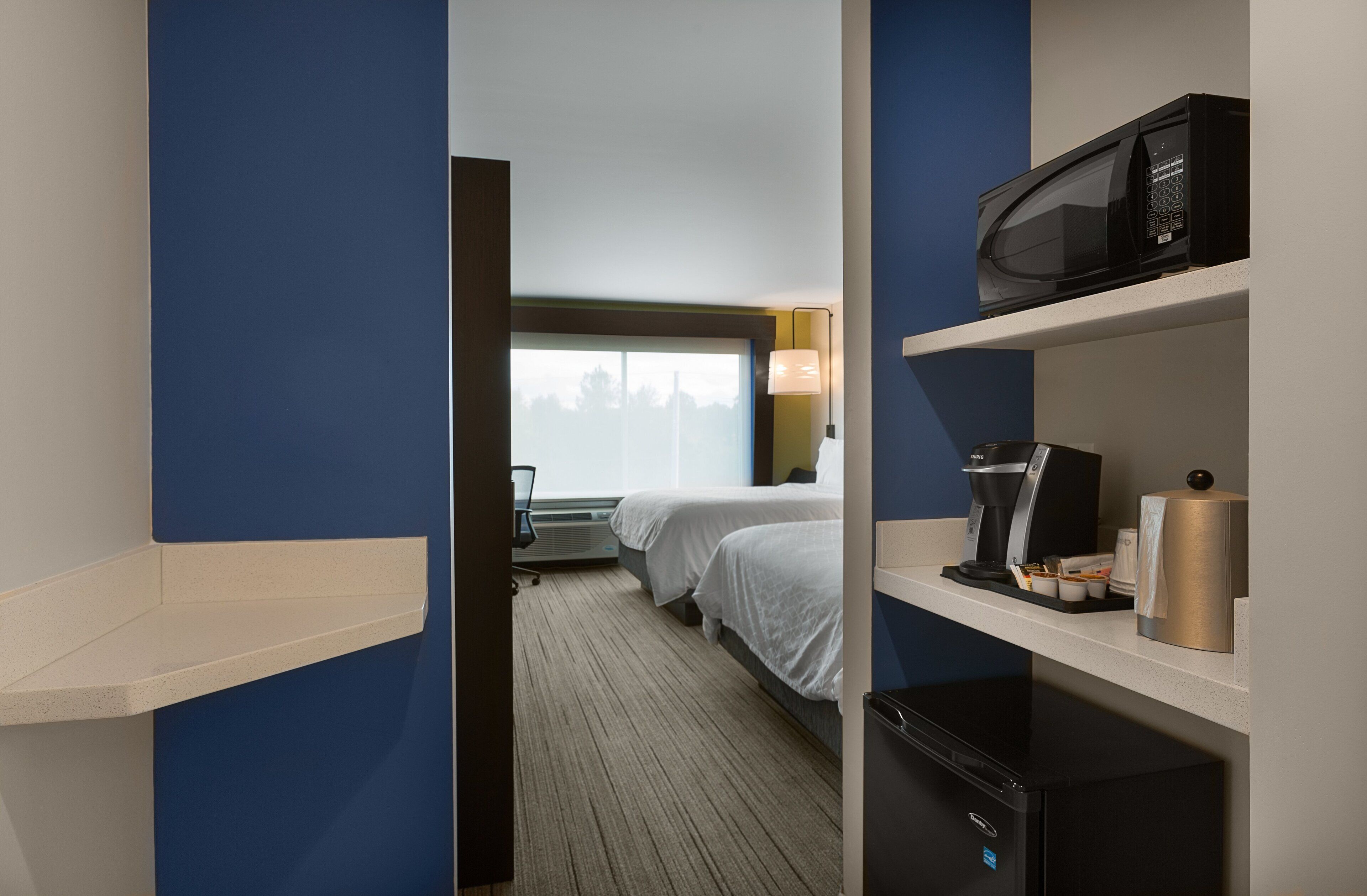 in-room safe, desk, blackout curtains, iron/ironing board