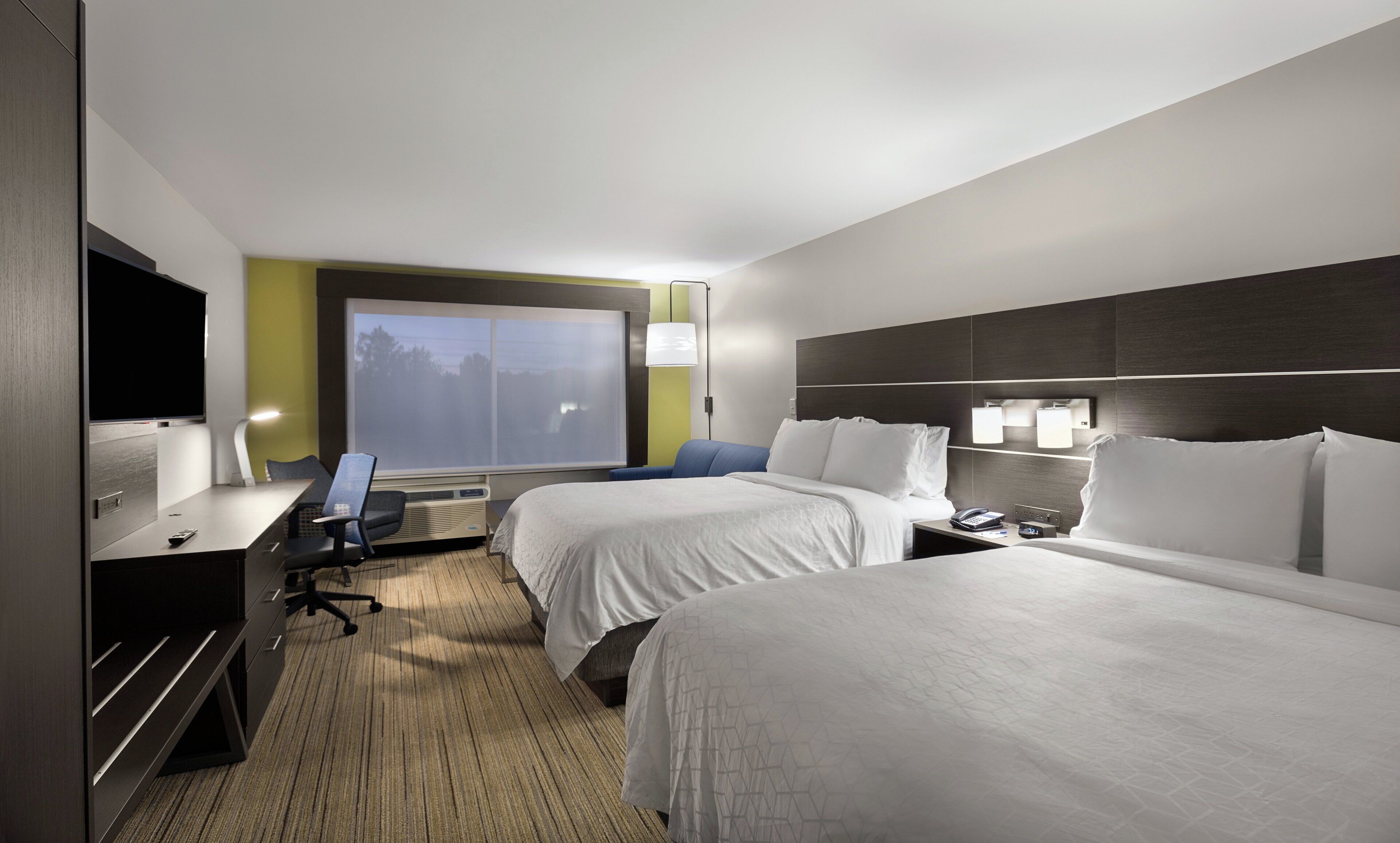 Suite, 2 Queen Beds (Living Area) | In-room safe, desk, blackout drapes, iron/ironing board
