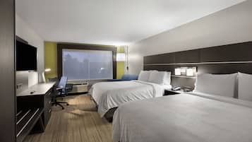 Suite, 2 Queen Beds (Living Area) | In-room safe, desk, blackout drapes, iron/ironing board