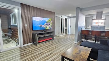 65-inch LED TV with satellite channels