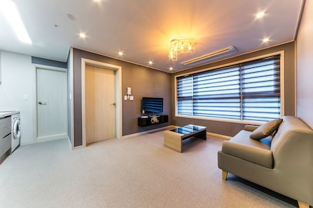 Family Room, 2 Bedrooms | Down comforters, soundproofing, free WiFi, bed sheets