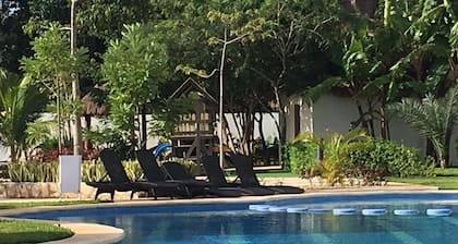 CasaMEXH LM House in condo with pool and security 24 hours, 5 min from the beach